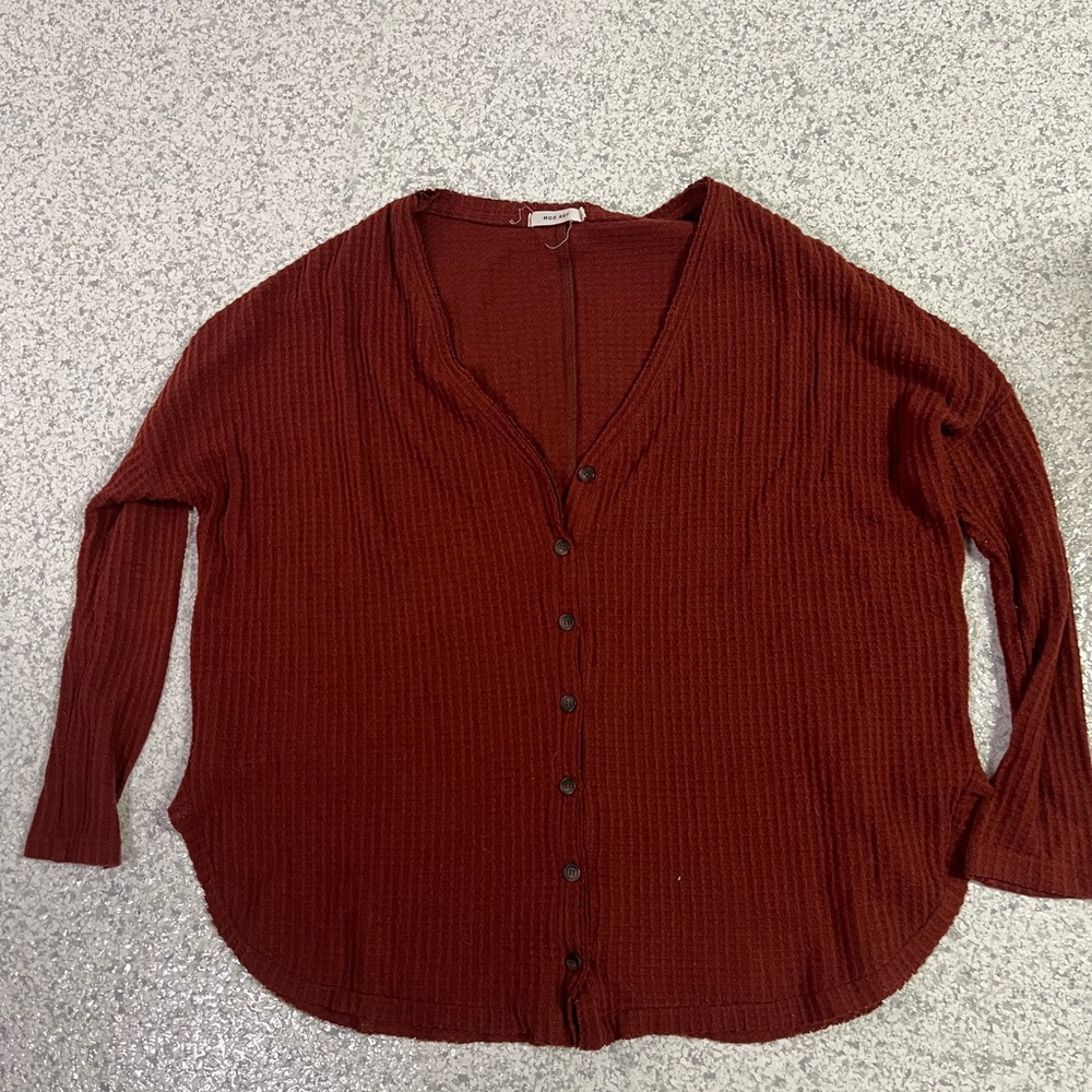 Mod Ref Terracotta Knit Sweater